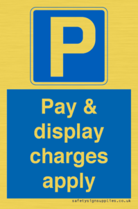 Pay & display charges apply
